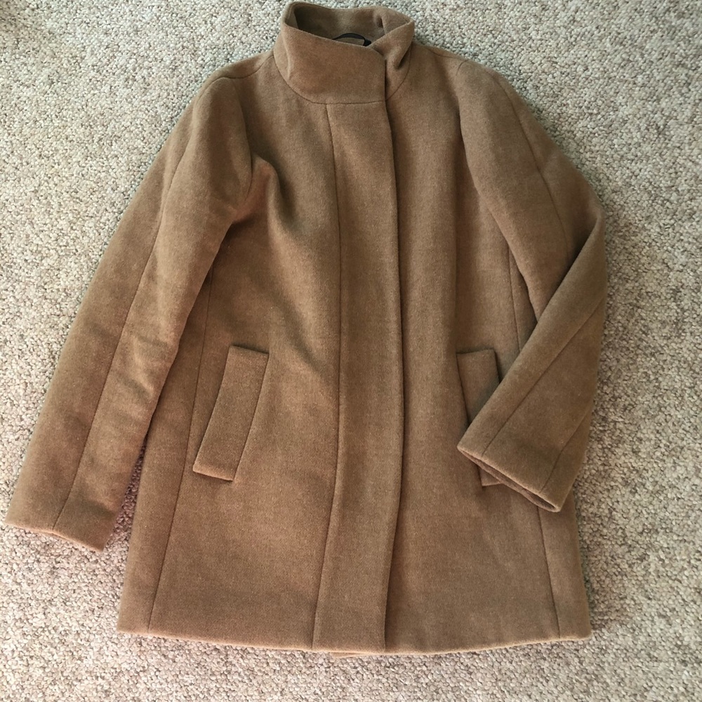 J. Crew camel coat size 6
